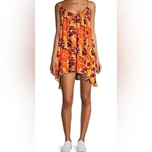Arizona fall colors Floral mini dress size M (343)flowy